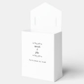 Ballotins Elégant mariage Merci invité Couple Blanc noir (Ouvert)