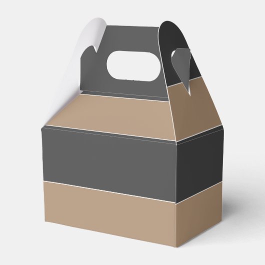 Ballotins Élégant Mariage Merci simple gris beige Script (Arrière)