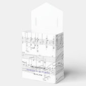 Ballotins Élégant Mariage musical floral (Ouvert)