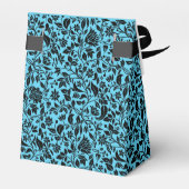 Ballotins Élégant Mariage noir et bleu Turquoise (Arrière)