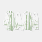 Ballotins Élégant Mariage oriental en bambou (Déplié)