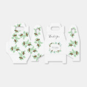 Ballotins Élégant Mariage papillon Monarque (Déplié)