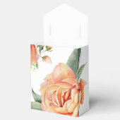 Ballotins Élégant Mariage Pêcher Floral Custom (Ouvert)