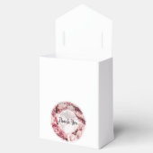 Ballotins Élégant Mariage Pink Peonies (Ouvert)