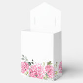 Ballotins Élégant Mariage rose pâle Hydrangée Eucalyptus (Ouvert)