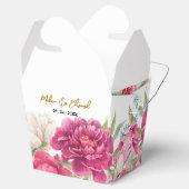 Ballotins Élégant Mariage rose Peony Florals (Ouvert)