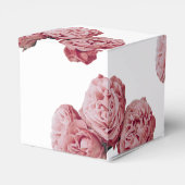 Ballotins Élégant Mariage rose Roses (Arrière)