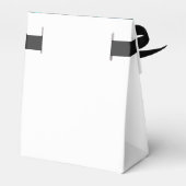 Ballotins Élégant Mariage Royal Blue Peacock (Arrière)