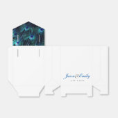 Ballotins Élégant Mariage Royal Blue Peacock (Déplié)