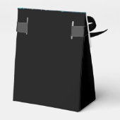 Ballotins Élégant Mariage Royal Blue Peacock (Arrière)