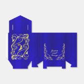 Ballotins Élégant Mariage royal royal et royal bleu (Déplié)