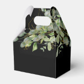 Ballotins Elégant mariage vert Eucalyptus Mariage de feuilla (Arrière)