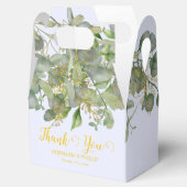 Ballotins Elégant mariage vert Eucalyptus Mariage de feuilla (Ouvert)