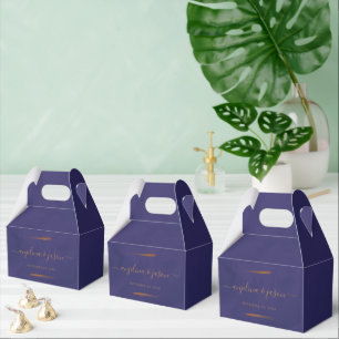 Ballotins Élégant Mariage violet de script or