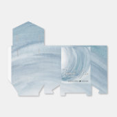 Ballotins Élégant Merci de Graduation Bleu (Déplié)