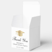 Ballotins Élégant Merci de la fête de l'or blanc (Ouvert)