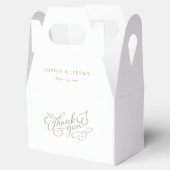 Ballotins Élégant Merci de Mariage de script (Ouvert)