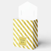 Ballotins Elégant Merci Gold Stripes (Ouvert)