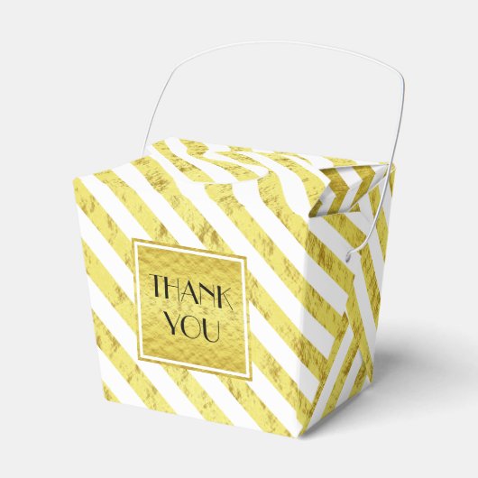 Ballotins Elégant Merci Gold Stripes (Verso)