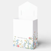 Ballotins Élégant Merci Mariage Fleur sauvage (Ouvert)