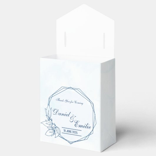 Ballotins Élégant Merci Mariage moderne Sacs cadeaux (Ouvert)