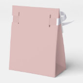 Ballotins Élégant Merci Mariage rose Dusty (Arrière)