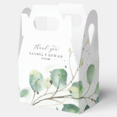 Ballotins Elégant Merci vert Ballotin (Ouvert)