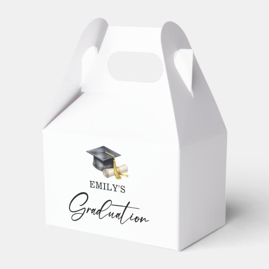 Ballotins Elegant Minimal Minimalist Graduation (Verso)