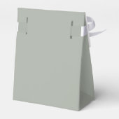 Ballotins Élégant minimaliste Mariage vert Sage (Arrière)