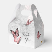 Ballotins Élégant Modèle à papillon rose rose (Arrière)