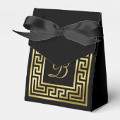 Ballotins Élégant Monogram Gold Parties scintillant grecque  (Verso)