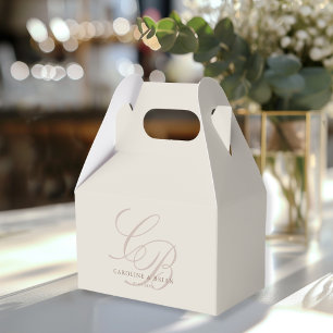 Ballotins Élégant, Monogramme, Mariage