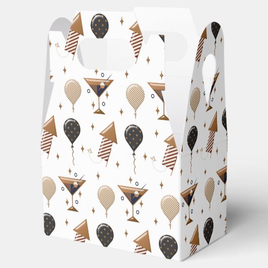 Ballotins Élégant Motif de la fête du Nouvel An (Ouvert)