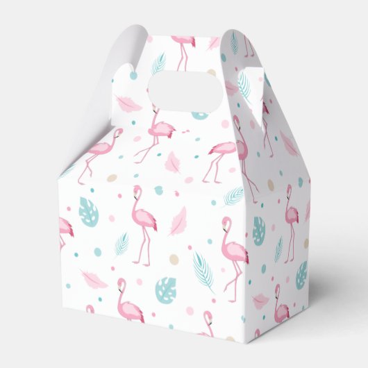 Ballotins Élégant motif flamant rose (Arrière)