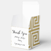 Ballotins Élégant Motif Gold et White (Ouvert)