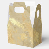 Ballotins Elégant Motif moderne en marbre d'or Faux (Ouvert)