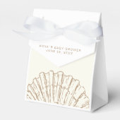 Ballotins Elegant Nautical Clamshell Baby Shower (Verso)