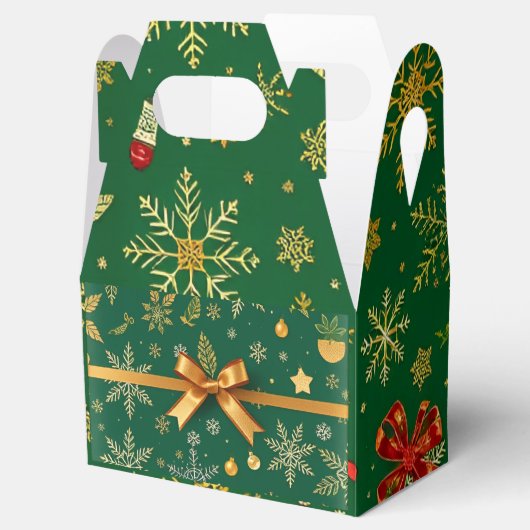Ballotins Élégant Noël vert (Ouvert)
