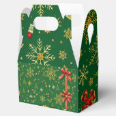 Ballotins Élégant Noël vert V2 (Ouvert)