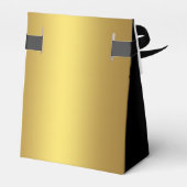 Ballotins Elégant noir et or Parties scintillant haute talon (Arrière)