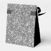 Ballotins Élégant nom de monogramme en écriture avec paillet (Arrière)