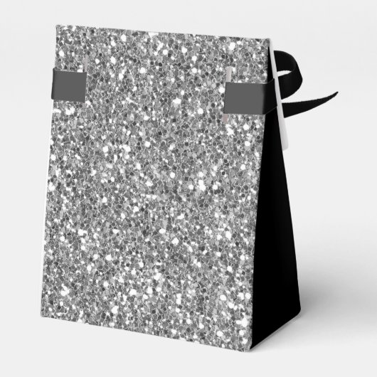 Ballotins Élégant nom de monogramme en écriture avec paillet (Arrière)