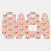 Ballotins Élégant or Blush Mariage Floral Merci (Déplié)