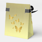 Ballotins Élégant papillons Gold 50e anniversaire Mariage (Arrière)