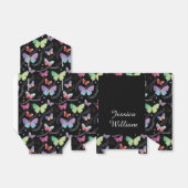 Ballotins Élégant Papillons violets et bleus brillants (Déplié)