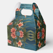 Ballotins Elégant paradis tropical flamand rose merci (Verso)