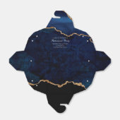 Ballotins Élégant Parti de retraite Marine Blue Gold Fortune (Déplié)