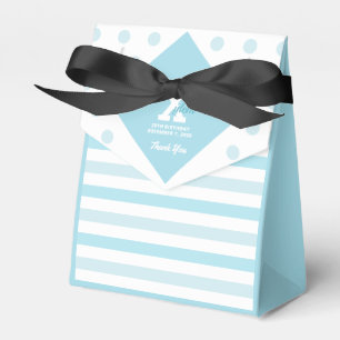 Ballotins Elégant Pastel Blue Pois    Ballotin