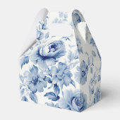 Ballotins Elégant Pastel Blue Watercolor Roses (Arrière)