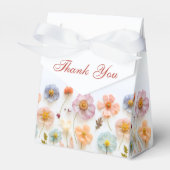 Ballotins Élégant Pastel rose Fleur sauvage Mariage (Verso)